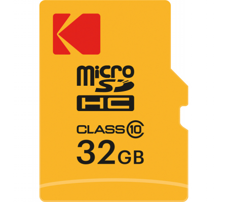 Micro SDHC Class 10 Extra - 32 Gb - Kodak - EKMSDM32GHC10CK - DMwebShop