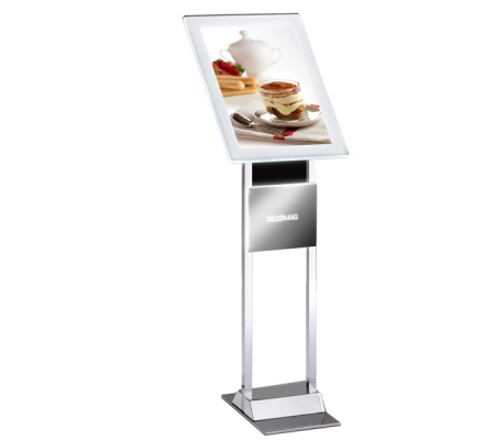 Leggio da pavimento Menu Board LEDMAG - cornice A3 - retroilluminata a LED - altezza 110 cm - Tecnostyl - LDM-203 - DMwebShop