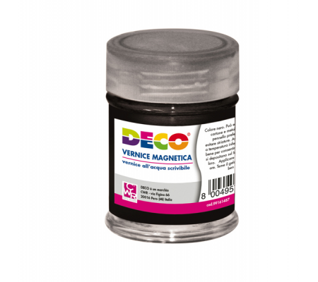 Vernice lavagna magnetica - 120 gr - nero - Deco - 11341 - 8004957113419 - DMwebShop