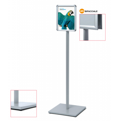 Display Catching Pole bifacciale - A4 - Studio T - CAPOA4R25D - 8596052177613 - DMwebShop