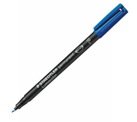 Pennarello Lumocolor Permanent 318 - punta 0,6 mm - blu - Staedtler - 318-3 - 4007817304556 - DMwebShop