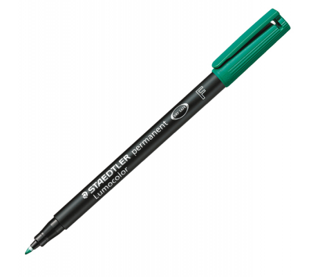 Pennarello Lumocolor Permanent 318 - punta 0,6 mm - verde - Staedtler - 318-5 - 4007817304334 - DMwebShop