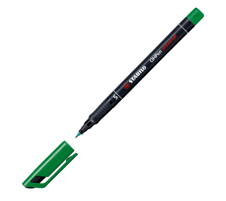 Pennarello OHPen universal permanente 841 - punta superfine 0,4 mm - verde - Stabilo - 841/36 - 4006381118989 - DMwebShop