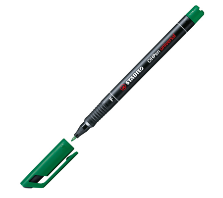 Pennarello OHPen universal permanente 842 - punta fine 0,7 mm - verde - Stabilo - 842/36 - 4006381119047 - DMwebShop