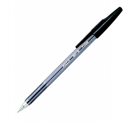 Penna a sfera BP S - punta fine 0,7 mm - nero - conf. 12 pezzi - Pilot - 001606 - 4902505084560 - DMwebShop