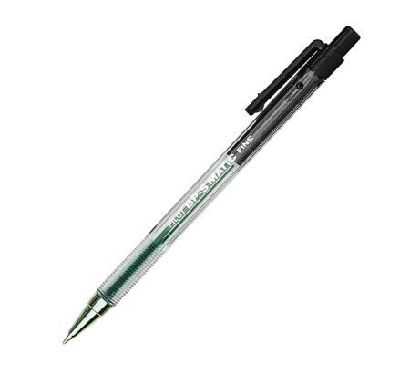 Penna a sfera a scatto BP S Matic - punta fine 0,7 mm - nero - conf. 12 pezzi - Pilot - 001625 - 4902505156380 - DMwebShop