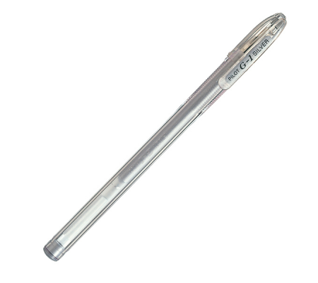 Penna sfera gel G 1 - punta 0,7 mm - silver - Pilot - 001682 - 4902505156359 - DMwebShop