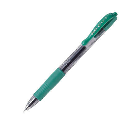 Penna Roller gel a scatto G-2 - punta 0,7 mm - verde - Pilot - 001519 - 4902505166549 - DMwebShop