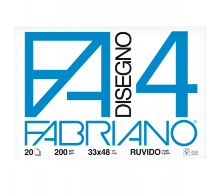 Album F4 - 33 x 48 cm - 200 gr - 20 fogli ruvido - Fabriano - 05000797 - 8001348161486 - DMwebShop