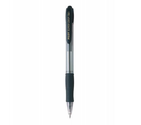 Penna a sfera a scatto Supergrip - punta media 1 mm - nero - Pilot - 001440 - 4902505154881 - DMwebShop