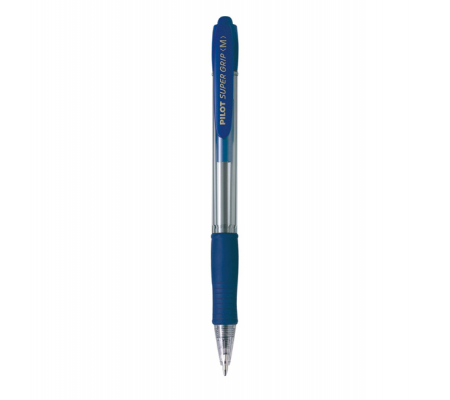 Penna a sfera a scatto Supergrip - punta media 1 mm - blu - Pilot - 001441 - 4902505154904 - DMwebShop