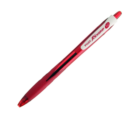 Penna a sfera a scatto Rexgrip Begreen - punta 1 mm - rosso - conf. 10 pezzi - Pilot - 040012 - 4902505324758 - DMwebShop