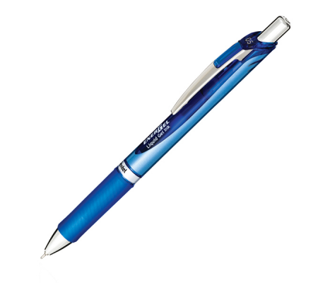 Roller a scatto Energel XM Click - punta 0,5 mm - blu - conf. 12 pezzi - Pentel - BLN75-CO - 4902506070906 - DMwebShop