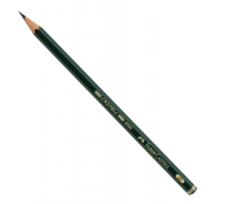 Matita in grafite Castell 9000 - gradazione 2B - esagonale - conf. 12 pezzi - Faber Castell - 119002 - 4005401190028 - DMwebShop