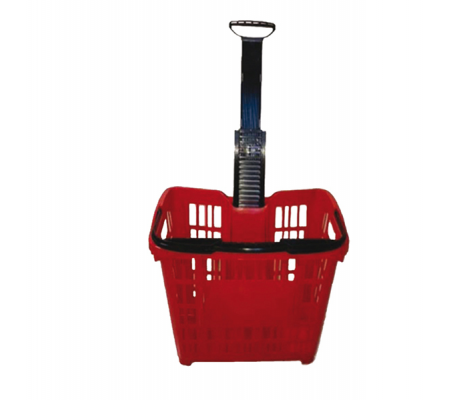 Cesto trolley - 30 lt - antiurto - rosso - Printex - cpt/120002r - 8034049917564 - DMwebShop