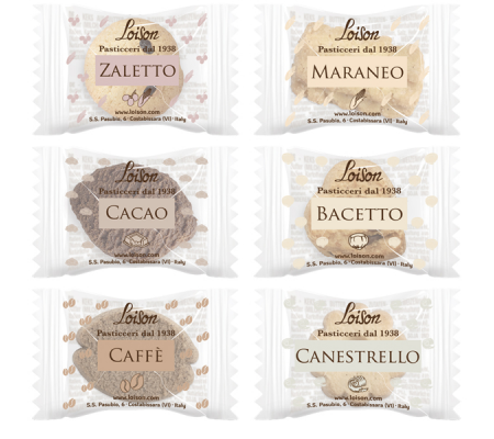 Dolci Biscotti artigianali al burro - scatola da 200 biscotti assortiti - senza conservanti - ingredienti naturali - Loison - 1900 - 1900102404115250131 - DMwebShop