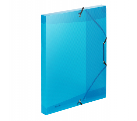 Cartella 3L con elastico Lumina - 24 x 32 cm - blu - dorso 2,5 - Favorit - 400116646 - 8006779023624 - DMwebShop