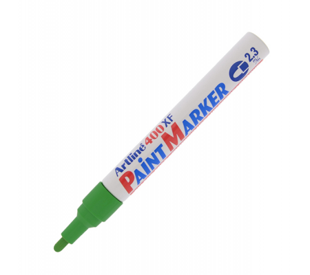 Marcatore permanente a vernice A 400 - punta tonda - 2,3 mm - verde - Artline - A400V - 4974052820038 - DMwebShop