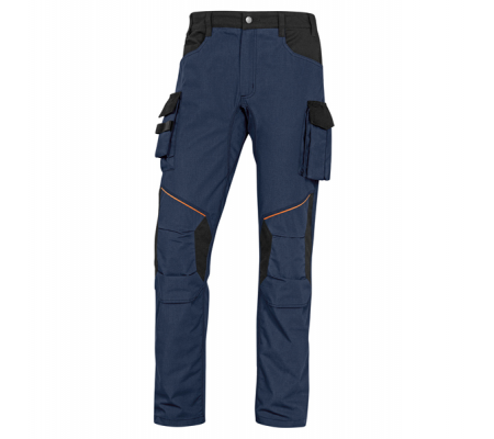 Pantalone da lavoro Mach 2 - twill-poliestere-cotone - taglia M - blu-nero - Deltaplus - MCPA2MNTM - 3295249230791 - DMwebShop