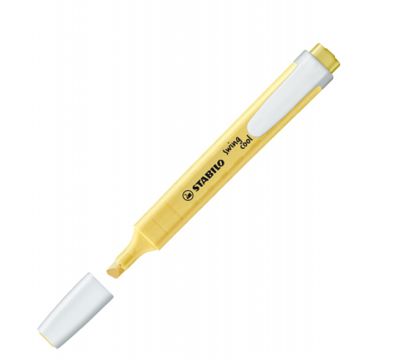 Evidenziatore Swing Cool pastel - punta a scalpello - tratto 1 - 4 mm - giallo banana 144 - Stabilo - 275/144-8 - 4006381518468 - DMwebShop