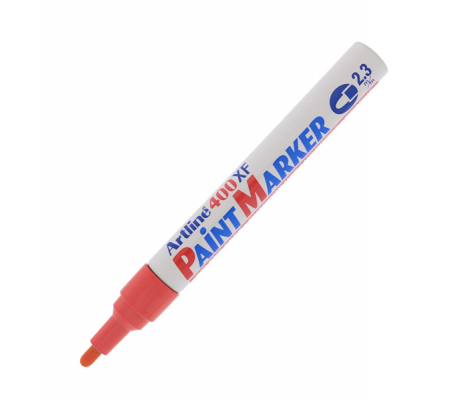 Marcatore perrmanente A 400 - a vernice - punta tonda - 2,3 mm - rosso - Artline - A400R - 4974052820021 - DMwebShop