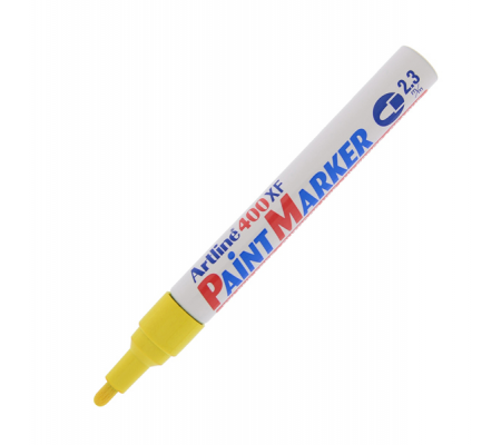 Marcatore perrmanente A 400 - a vernice - punta tonda - 2,3 mm - giallo - Artline - A400G - 4974052820045 - DMwebShop