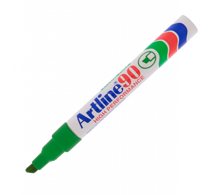 Marcatore permanente A 90 - punta scalpello - 2 - 5 mm - verde - Artline - A90V - 4974052802331 - DMwebShop