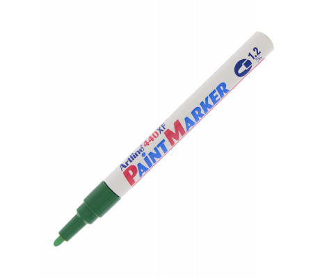 Marcatore permanente A 440 - a vernice - punta tonda fine - 1,2 mm - verde - Artline - A440V - 4974052820434 - DMwebShop