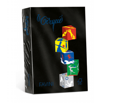 Carta Le Cirque - A4 - 80 gr - nero 400 - conf. 500 fogli - Favini - A71A504 - 8025478321510 - DMwebShop