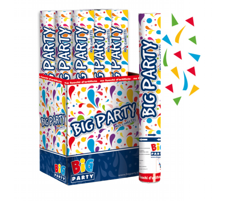 Sparacoriandoli Cannon - colori assortiti - 8 mt - Big Party - 50002. - DMwebShop