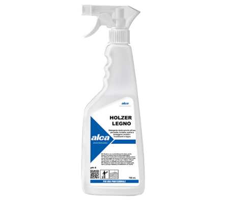 Detergente legno Holzer - trigger da 750 ml - Alca - ALC1134 - 8032937574059 - DMwebShop