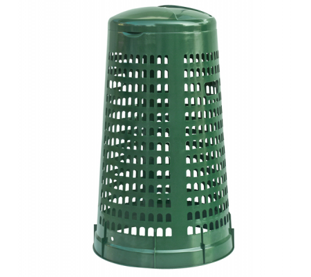 Trespolo portasacco - con anello fermasacco - Ø 38 cm - altezza 85 cm - 110 lt - verde - Mobil Plastic - 69/110-VES - 8004331069004 - DMwebShop