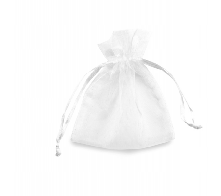 Sacchetti bomboniera Milly - 8,5 x 10 cm - organza bianco - conf. 20 pezzi - PNP - UL550DLL02VBI - 8013170304719 - DMwebShop