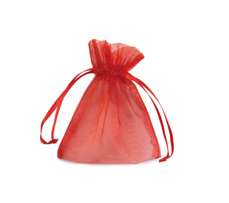 Sacchetti bomboniera Milly - 8,5 x 10 cm - organza rosso - conf. 20 pezzi - PNP - UL550DLL02VRO - 8013170304740 - DMwebShop