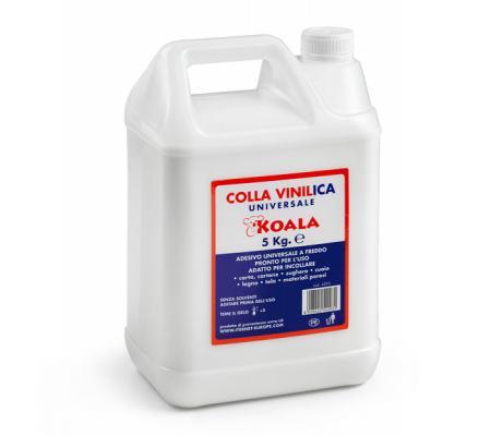 Colla vinilica universale - 5 kg - bianco - Koala - 4293 - 8028422542931 - DMwebShop