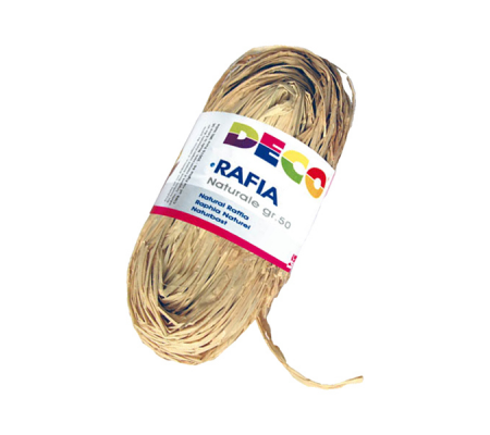 Rafia - colore naturale - 50 gr - Deco - 1731. - 3365680000069 - DMwebShop