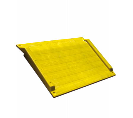 Rampa per scalini - 75 x 125,6 x 7,5 cm - giallo - Cartelli Segnalatori - BAR0806 - DMwebShop