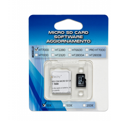 Micro SD Card aggiornamento HT7000 - Holenbecky - SD7000 - 802842200004 - DMwebShop