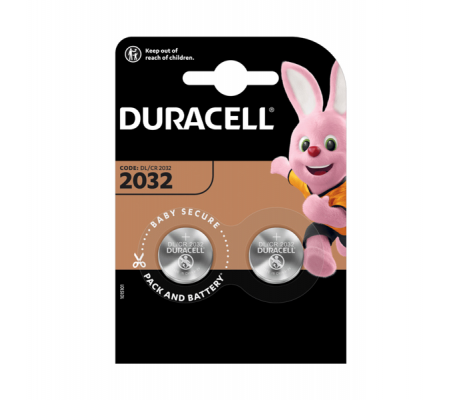 Pile litio - 3 V - DL2032 - blister 2 pile - Duracell - DU22B2 - 5000394203921 - DMwebShop