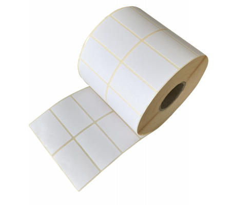 Etichette per trasferimento termico diretto - 40 x 21 mm - 2 piste - rotolo da 5000 pezzi - Printex - ETE4021 - 8034049911593 - DMwebShop