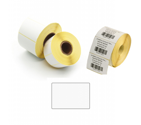 Etichette per trasferimento termico diretto - 58 x 43 mm - 1 pista rotolo da 1000 pezzi - Printex - ETE5843 - 8034049911739 - DMwebShop