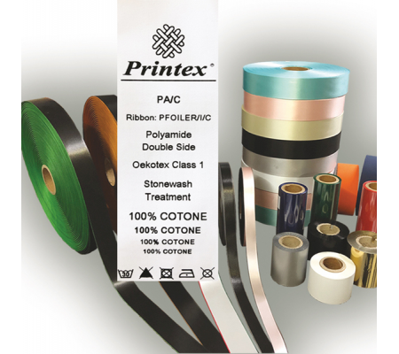 Nastro in tessuto - per trasferimento termico - 30 mm - rotolo da 50 mt - Printex - PS/A - DMwebShop