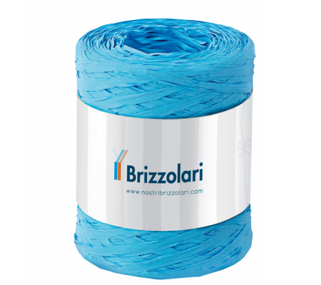 Nastro Rafia sintetica azzurro 06 - 5 mm x 200 mt - Brizzolari - 01003706 - 8031653208224 - DMwebShop