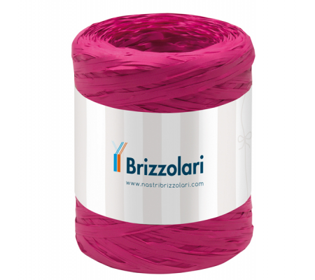 Nastro Rafia sintetica - fucsia 13 - 5 mm x 200 mt - Brizzolari - 01003713 - 8031653208644 - DMwebShop