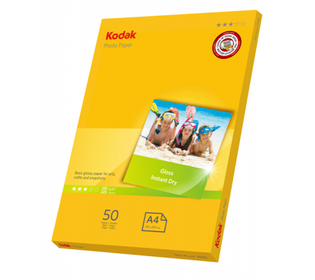 Carta Fotografica Photo Gloss - A4 -180 gr - 50 fogli - Kodak - 5740-513 - 6932357405136 - DMwebShop