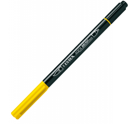 Pennarello Aqua Brush Duo - punte 2-4 mm - giallo limone - Lyra - L6520007 - 4084900661741 - DMwebShop