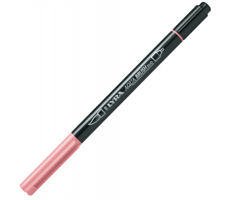 Pennarello Aqua Brush Duo - punte 2-4 mm - carminio rosa - Lyra - L6520024 - 4084900661895 - DMwebShop