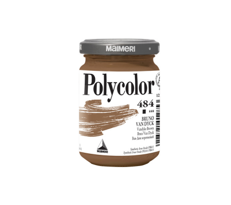 Colore vinilico Polycolor - 140 ml - Bruno Van Dyck - Maimeri - M1220484 - 8018721012853 - DMwebShop