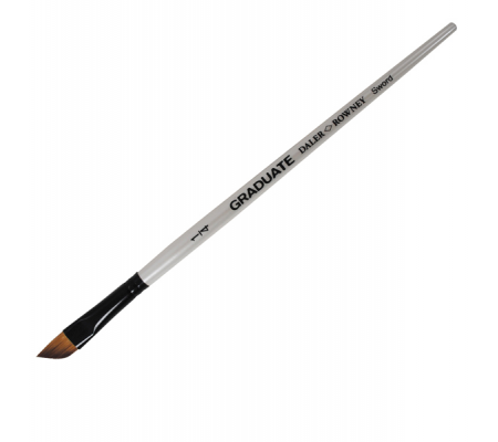 Pennello sintetico Graduate - obliquo - manico corto - n. 1/4 - Daler Rowney - D212100025 - 5011386081465 - DMwebShop