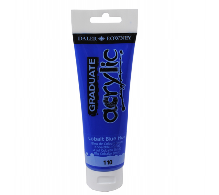 Colore acrilico fine Graduate - 120 ml - blu cobalto imitazione - Daler Rowney - D123120110 - 5011386062686 - DMwebShop